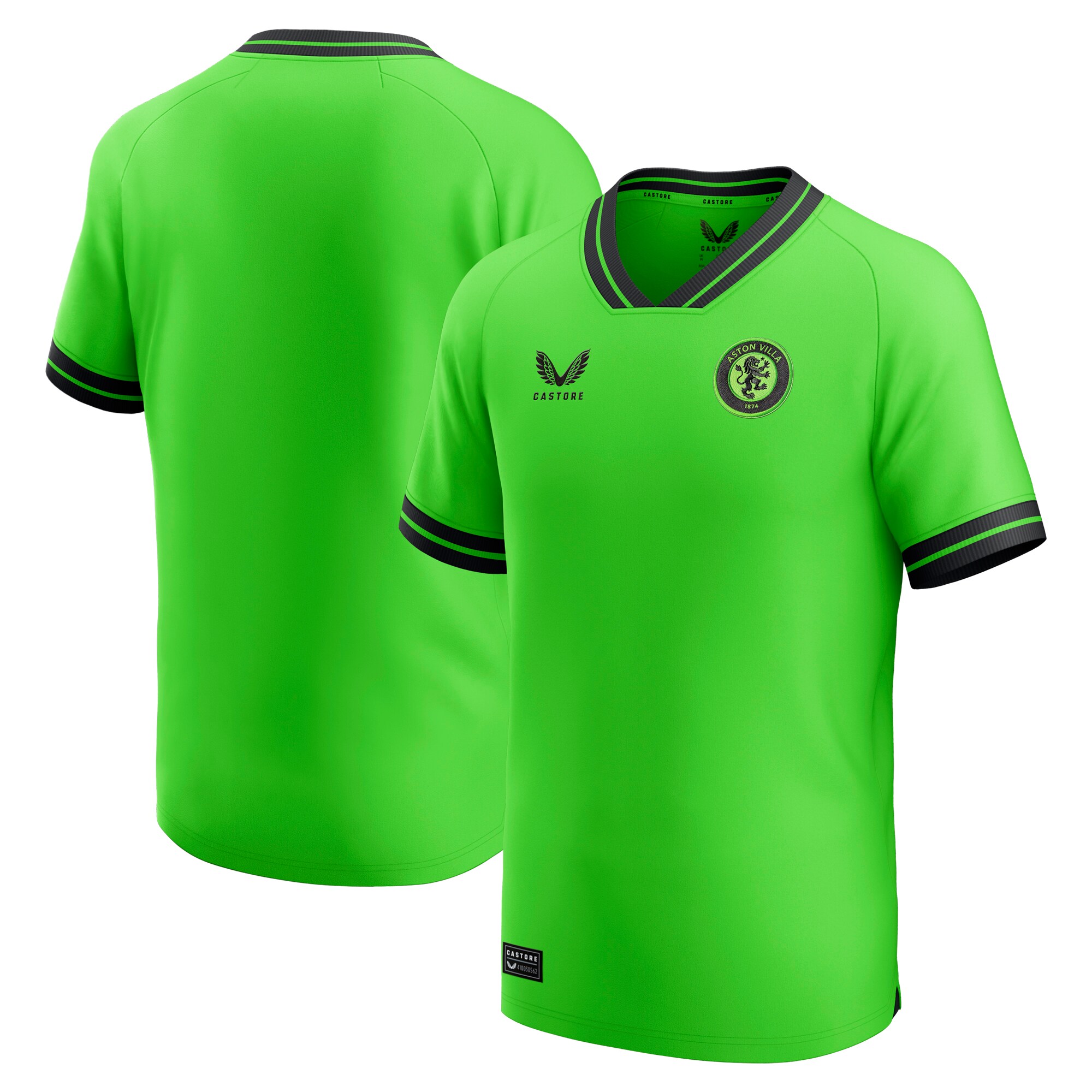 aston villa castore away goalkeeper shirt 2023-24 – kids with custom printing Collection | Aston Villa Football Kits and Shirts
