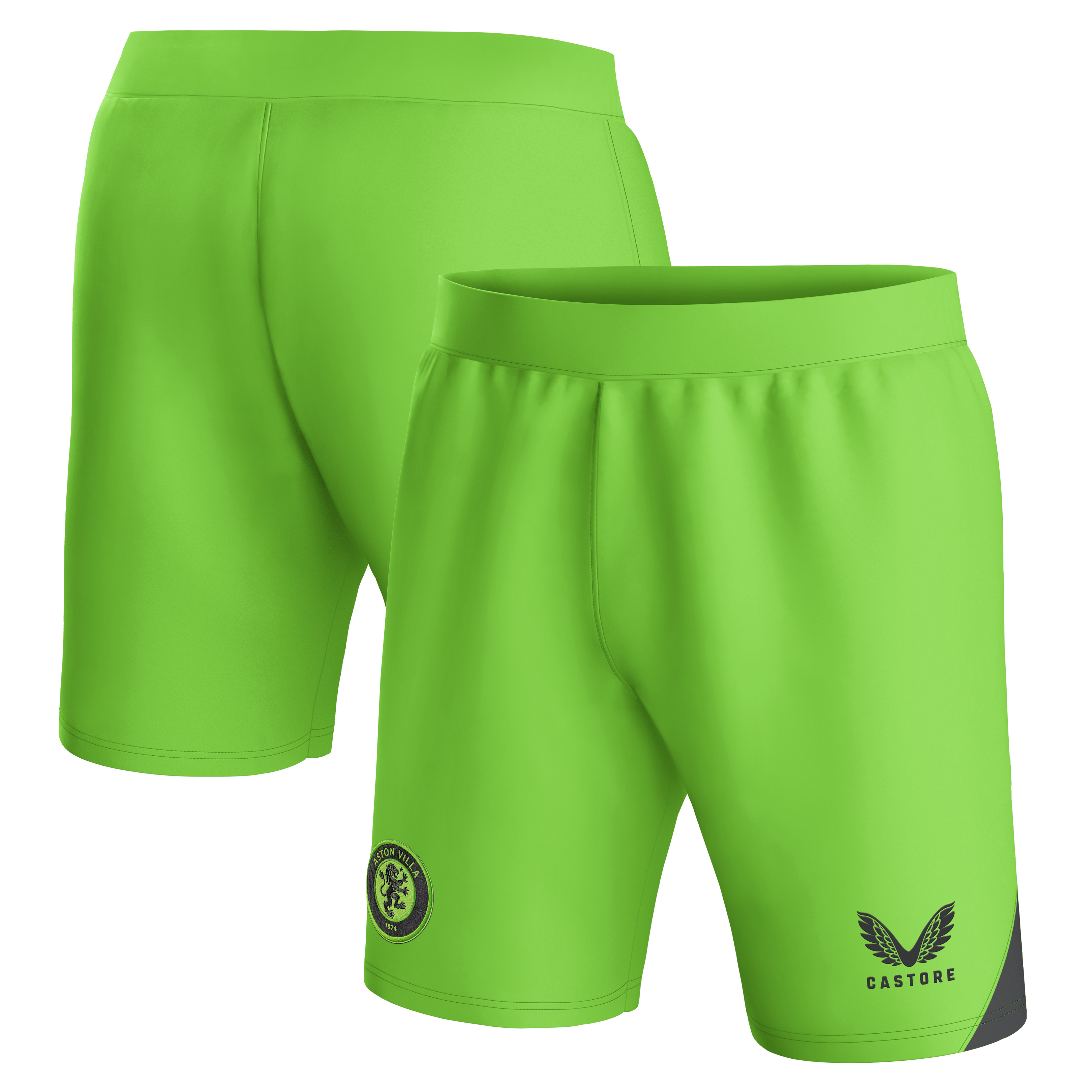 aston villa castore away goalkeeper shorts 2023-24 – kids – 13385917 with custom printing Collection | Aston Villa Football Kits and Shirts
