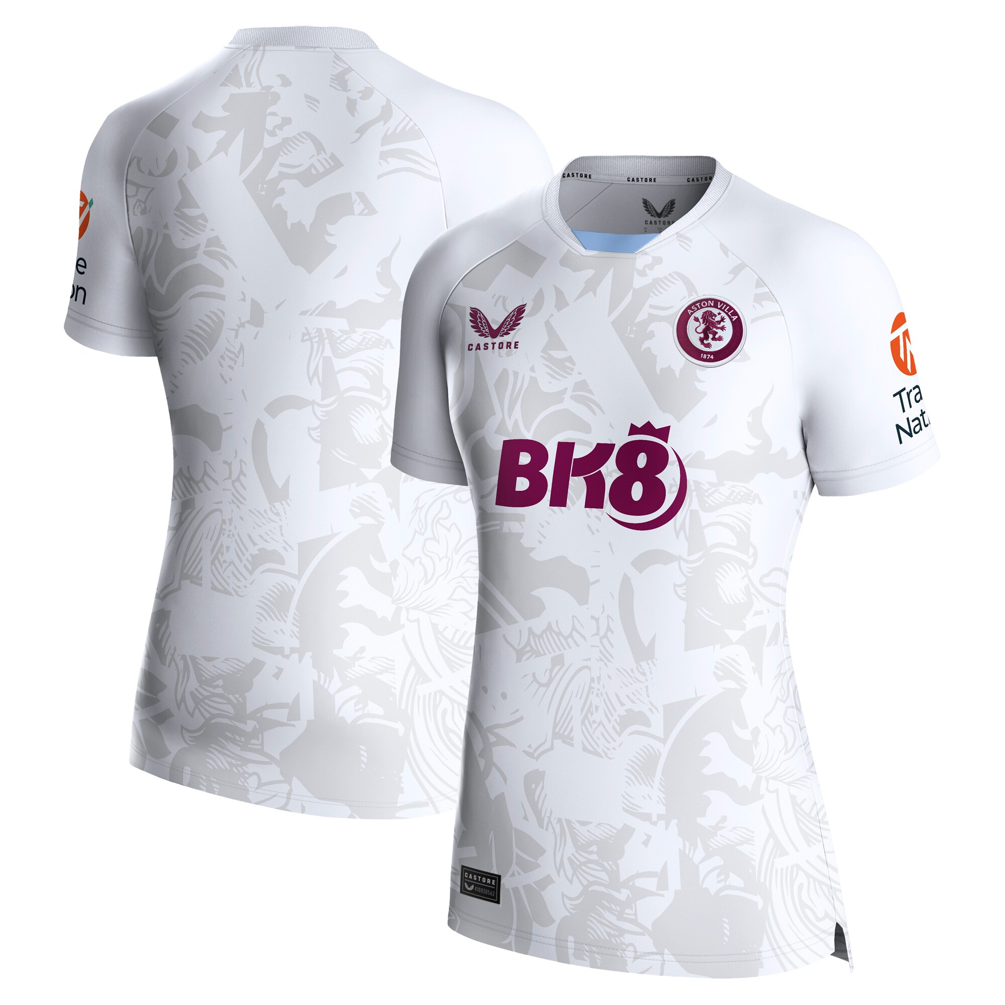 aston villa castore away shirt 2023-24 – womens with custom printing Collection | Aston Villa Football Kits and Shirts