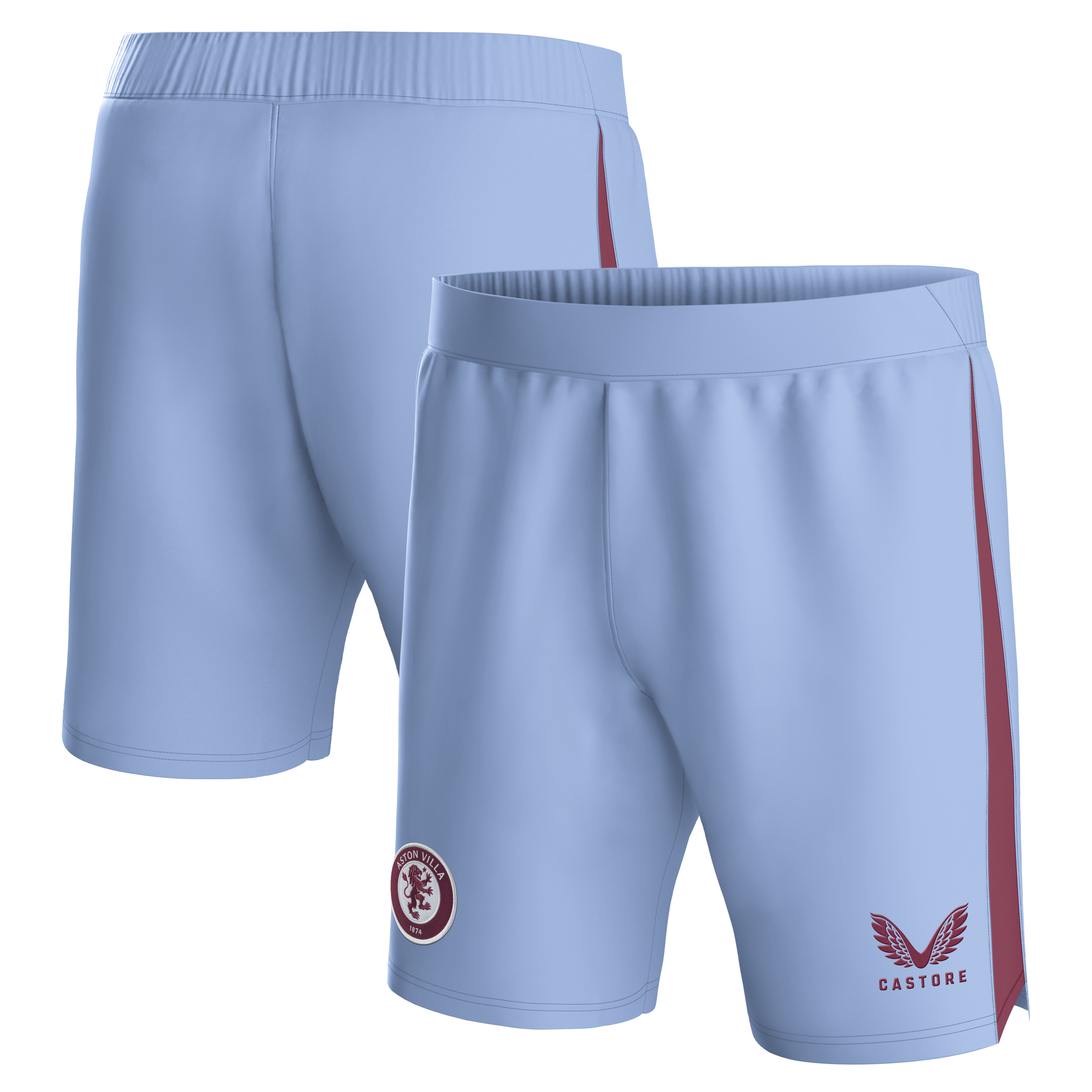 aston villa castore away shorts 2023-24 – kids with custom printing Collection | Aston Villa Football Kits and Shirts