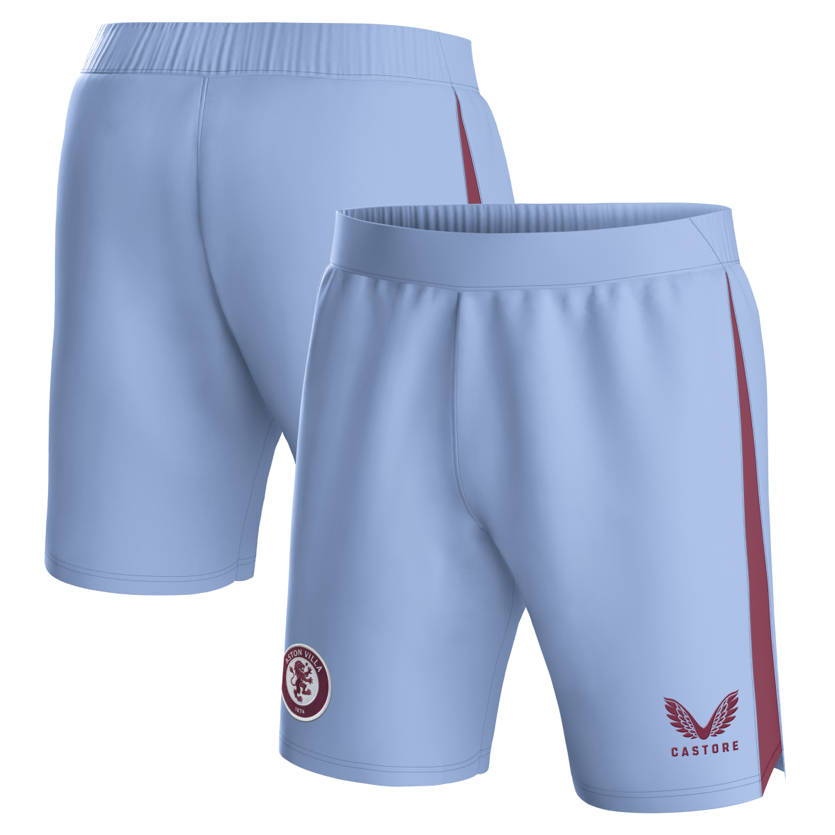 aston villa castore away shorts 2023-24 with custom printing Collection | Aston Villa Football Kits and Shirts