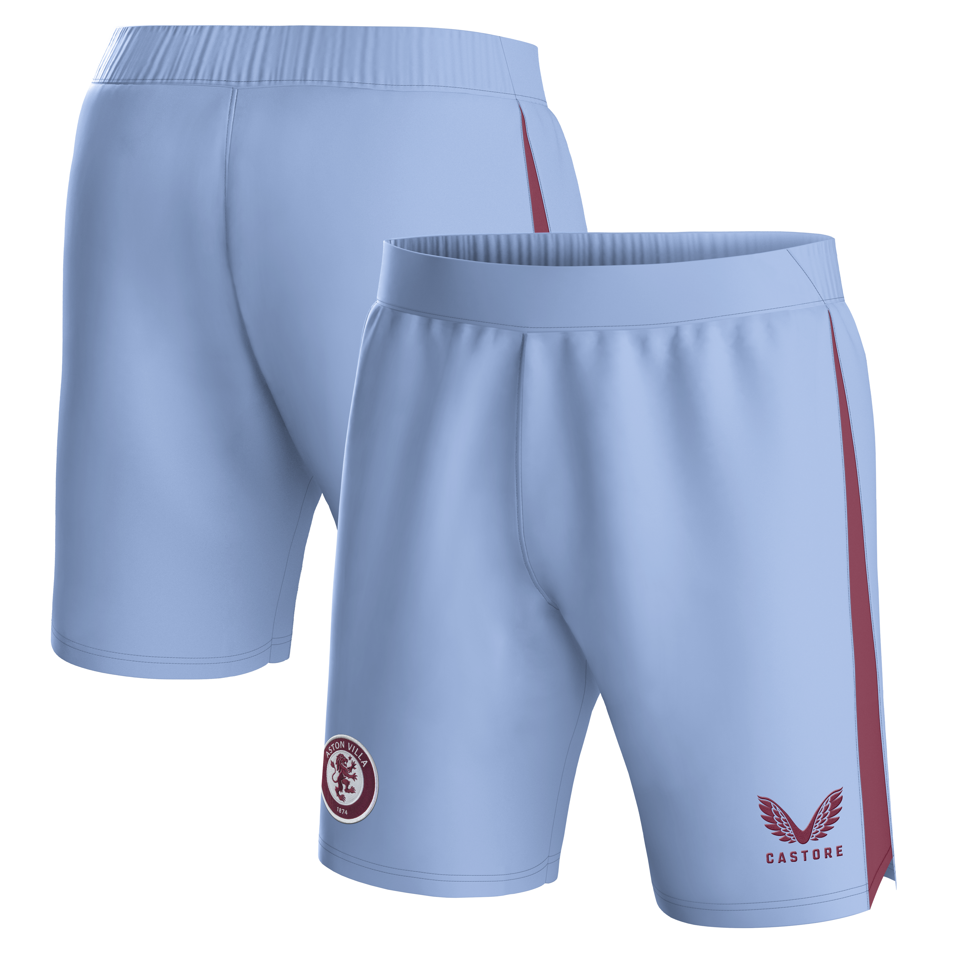 aston villa castore away shorts 2023-24 with custom printing Collection | Aston Villa Football Kits and Shirts