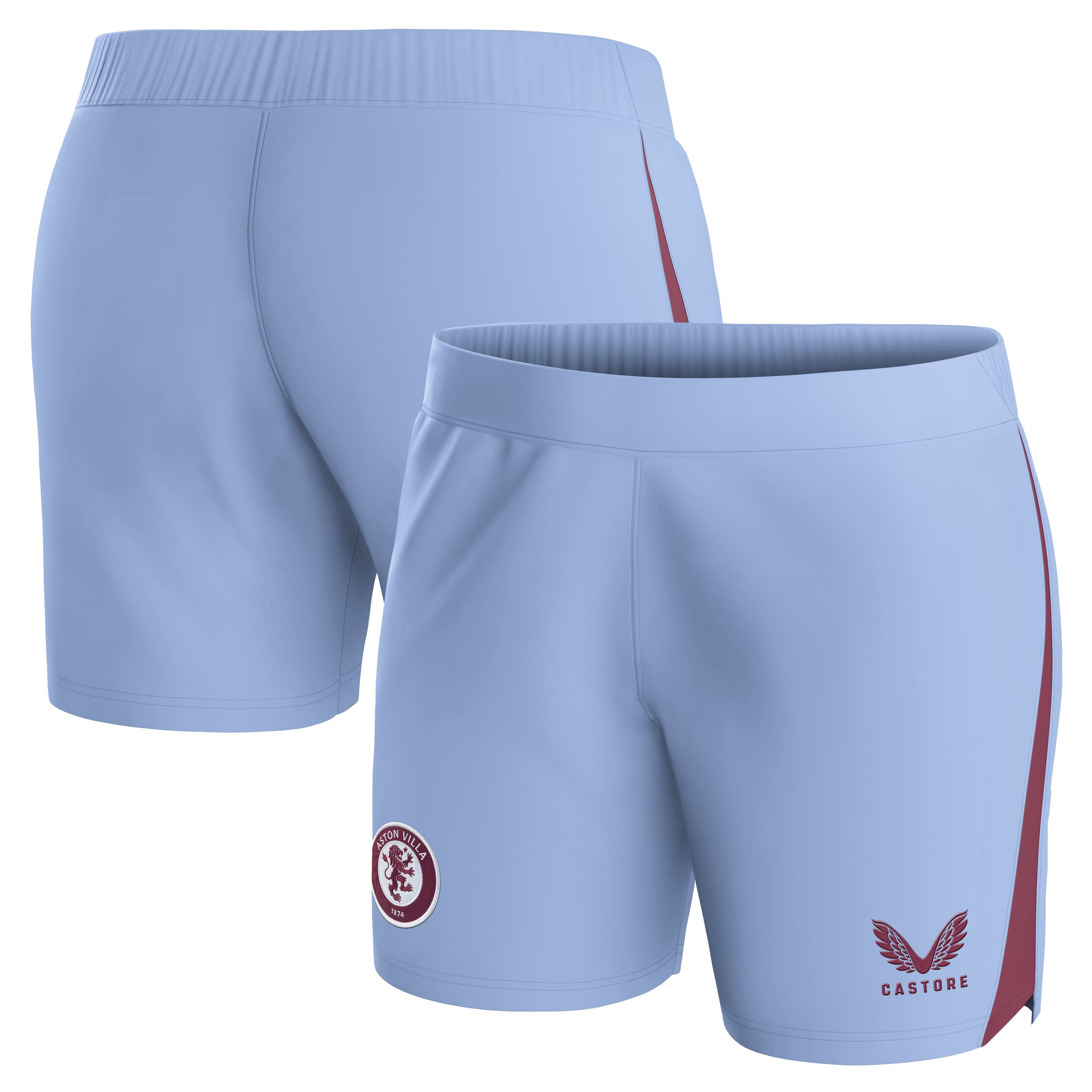 aston villa castore away shorts 2023-24 – womens with custom printing Collection | Aston Villa Football Kits and Shirts