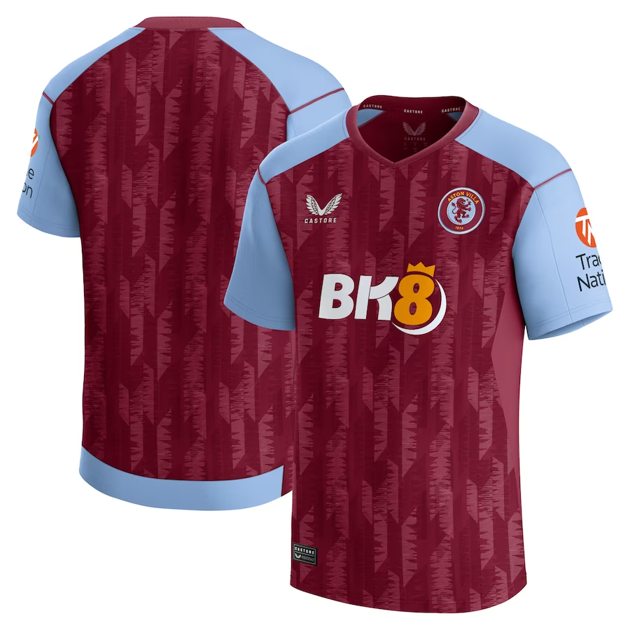 aston villa castore home shirt 2023-24 with custom printing Collection | Aston Villa Football Kits and Shirts