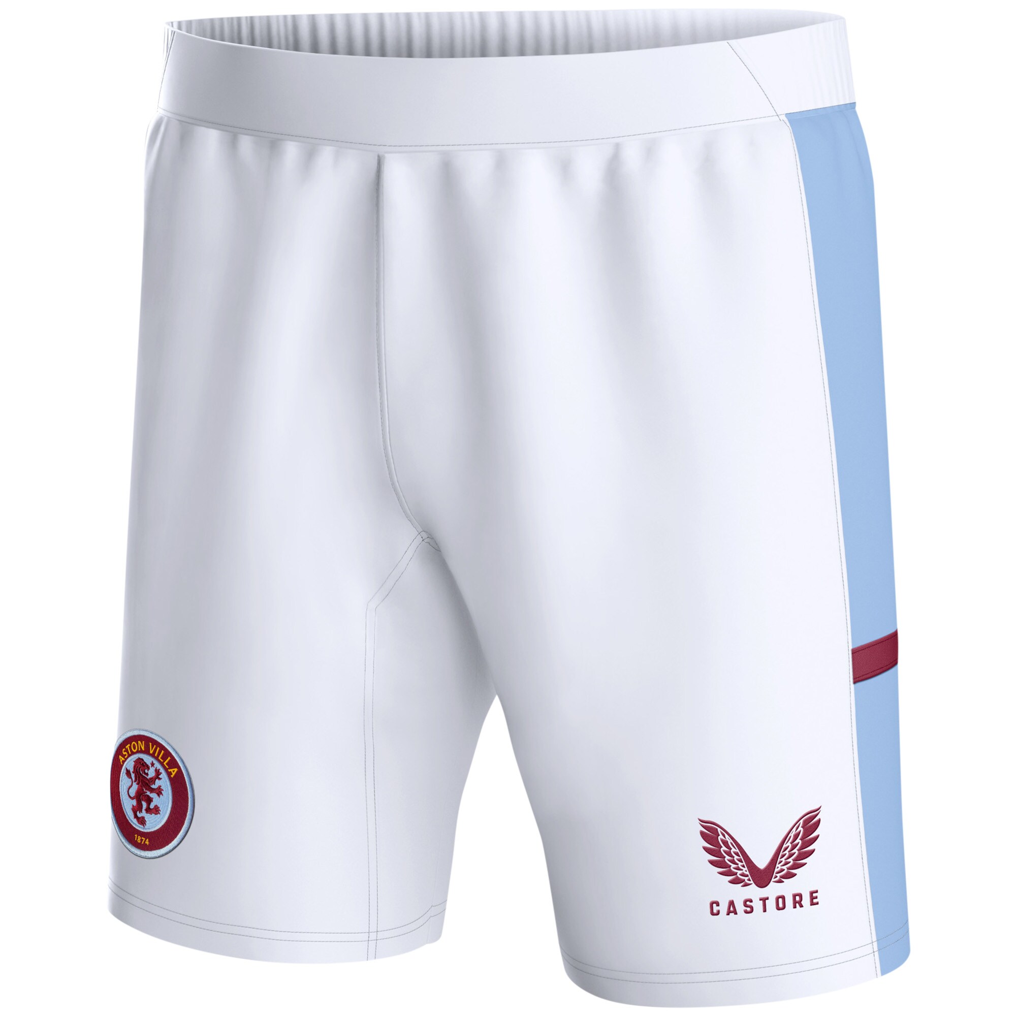 aston villa castore home shorts 2023-24 – kids with custom printing Collection | Aston Villa Football Kits and Shirts