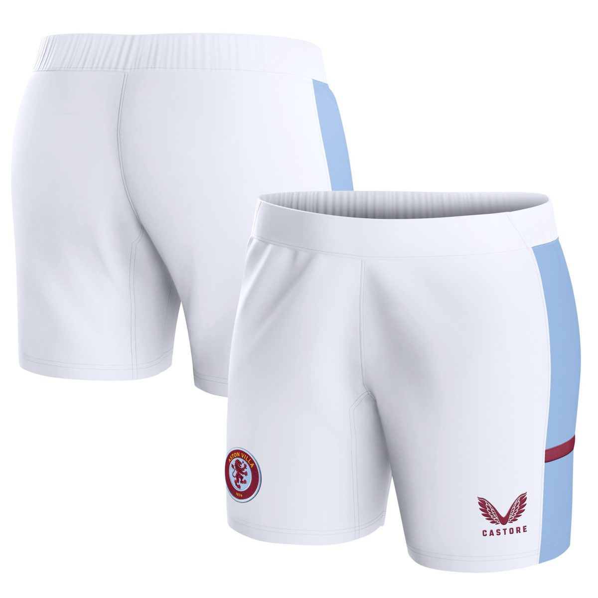 aston villa castore home shorts 2023-24 – womens with custom printing Collection | Aston Villa Football Kits and Shirts