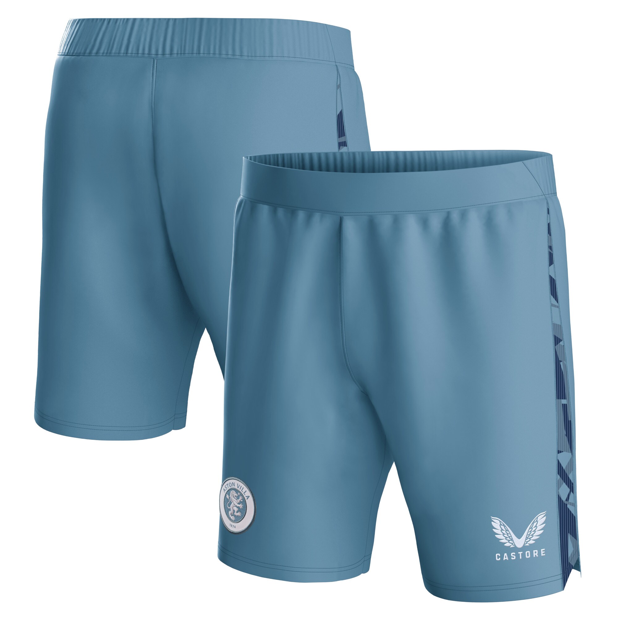 aston villa castore third shorts 2023-24 – kids with custom printing Collection | Aston Villa Football Kits and Shirts