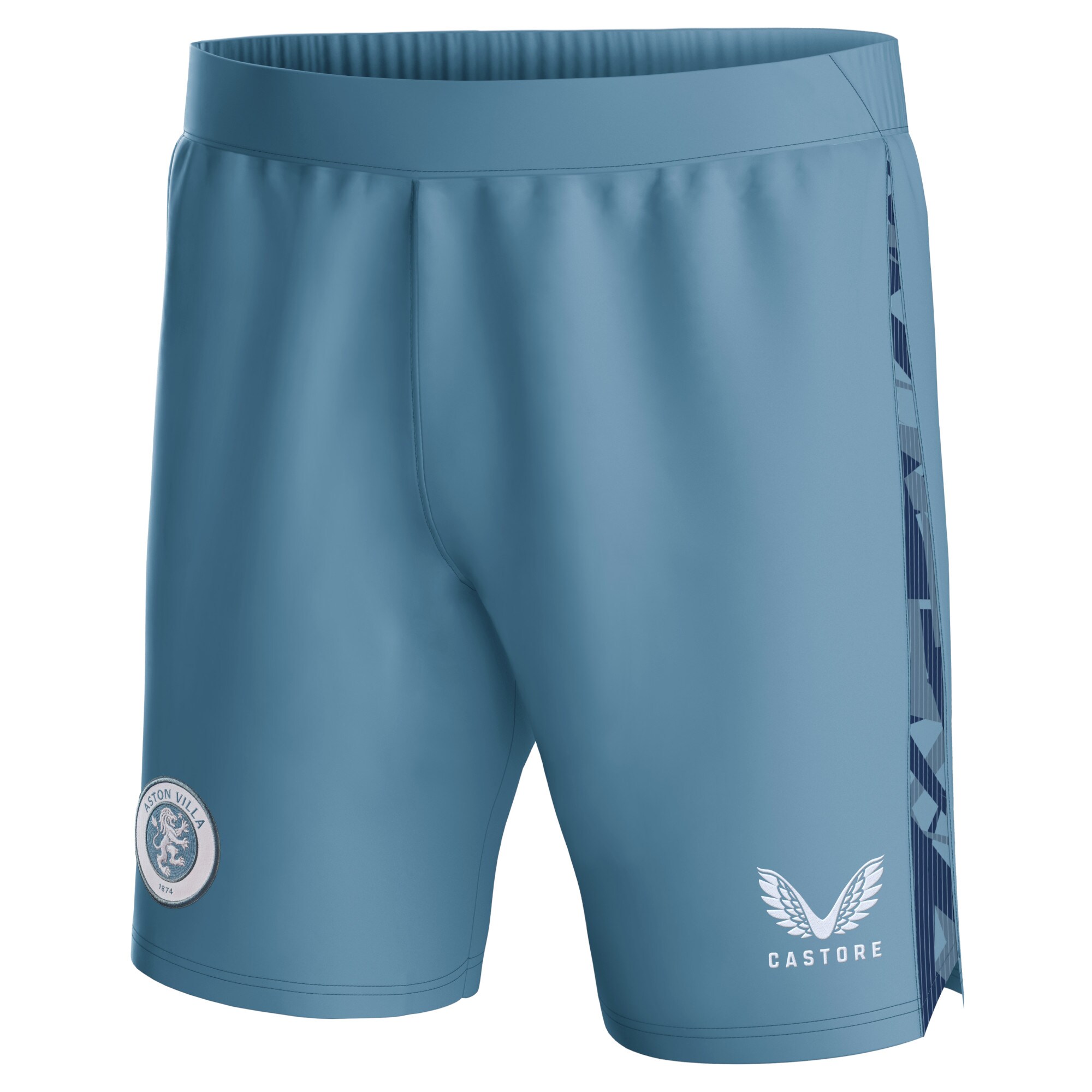 aston villa castore third shorts 2023-24 – kids with custom printing Collection | Aston Villa Football Kits and Shirts