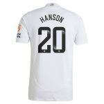 aston villa wsl adidas away authentic shirt 2024-25 with hanson 20 printing Collection | Aston Villa Football Kits and Shirts