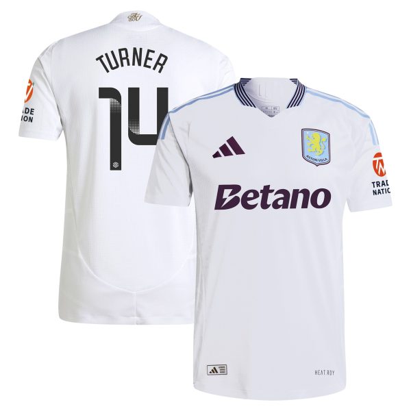 aston villa wsl adidas away authentic shirt 2024-25 with turner 14 printing Collection | Aston Villa Football Kits and Shirts