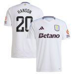 aston villa wsl adidas away shirt 2024-25 with hanson 20 printing Collection | Aston Villa Football Kits and Shirts