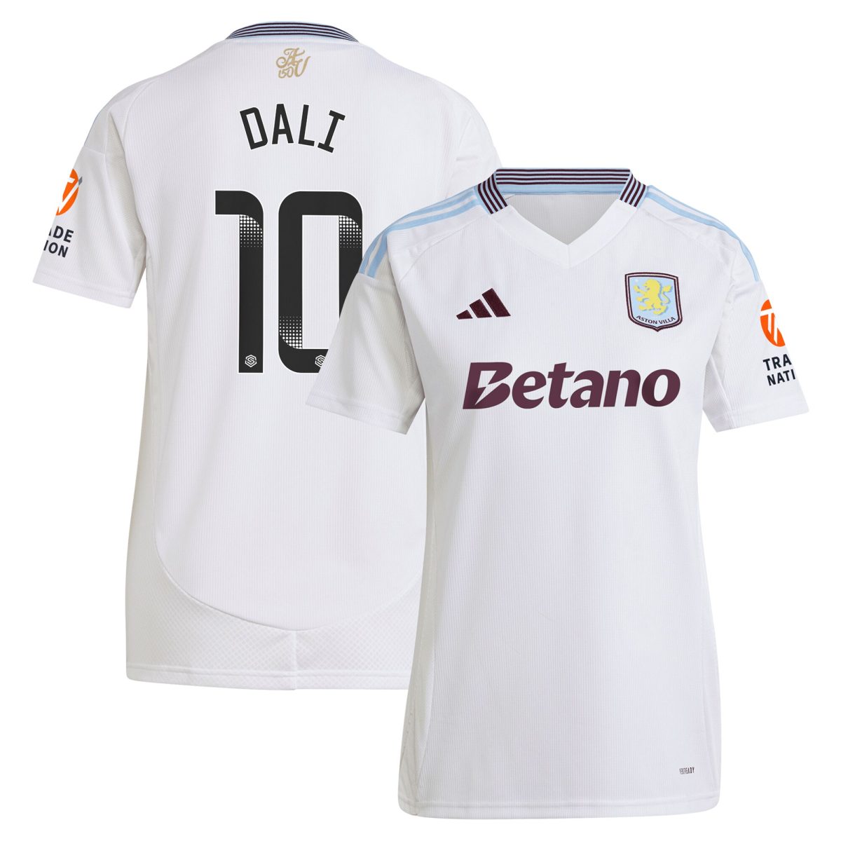 aston villa wsl adidas away shirt 2024-25 – womens with dali 10 printing Collection | Aston Villa Football Kits and Shirts