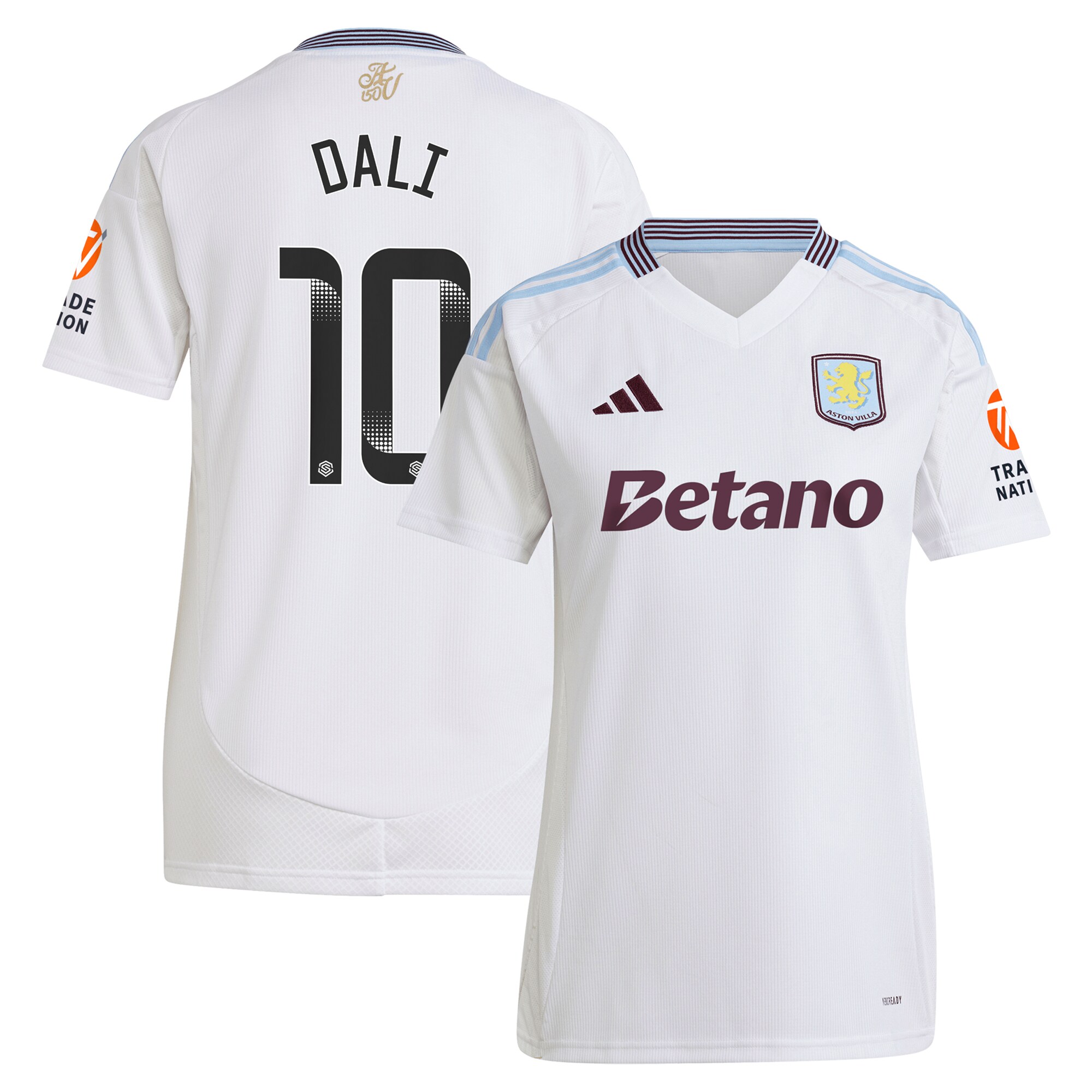 aston villa wsl adidas away shirt 2024-25 – womens with dali 10 printing Collection | Aston Villa Football Kits and Shirts
