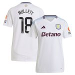 aston villa wsl adidas away shirt 2024-25 – womens with mullett 18 printing Collection | Aston Villa Football Kits and Shirts