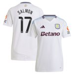 aston villa wsl adidas away shirt 2024-25 – womens with salmon 17 printing Collection | Aston Villa Football Kits and Shirts