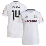aston villa wsl adidas away shirt 2024-25 – womens with turner 14 printing Collection | Aston Villa Football Kits and Shirts