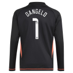 aston villa wsl adidas goalkeeper shirt 2024-25 – long sleeve – kids with d8217angelo 1 printing Collection | Aston Villa Football Kits and Shirts