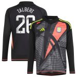 aston villa wsl adidas goalkeeper shirt 2024-25 – long sleeve – kids with talbert 26 printing Collection | Aston Villa Football Kits and Shirts