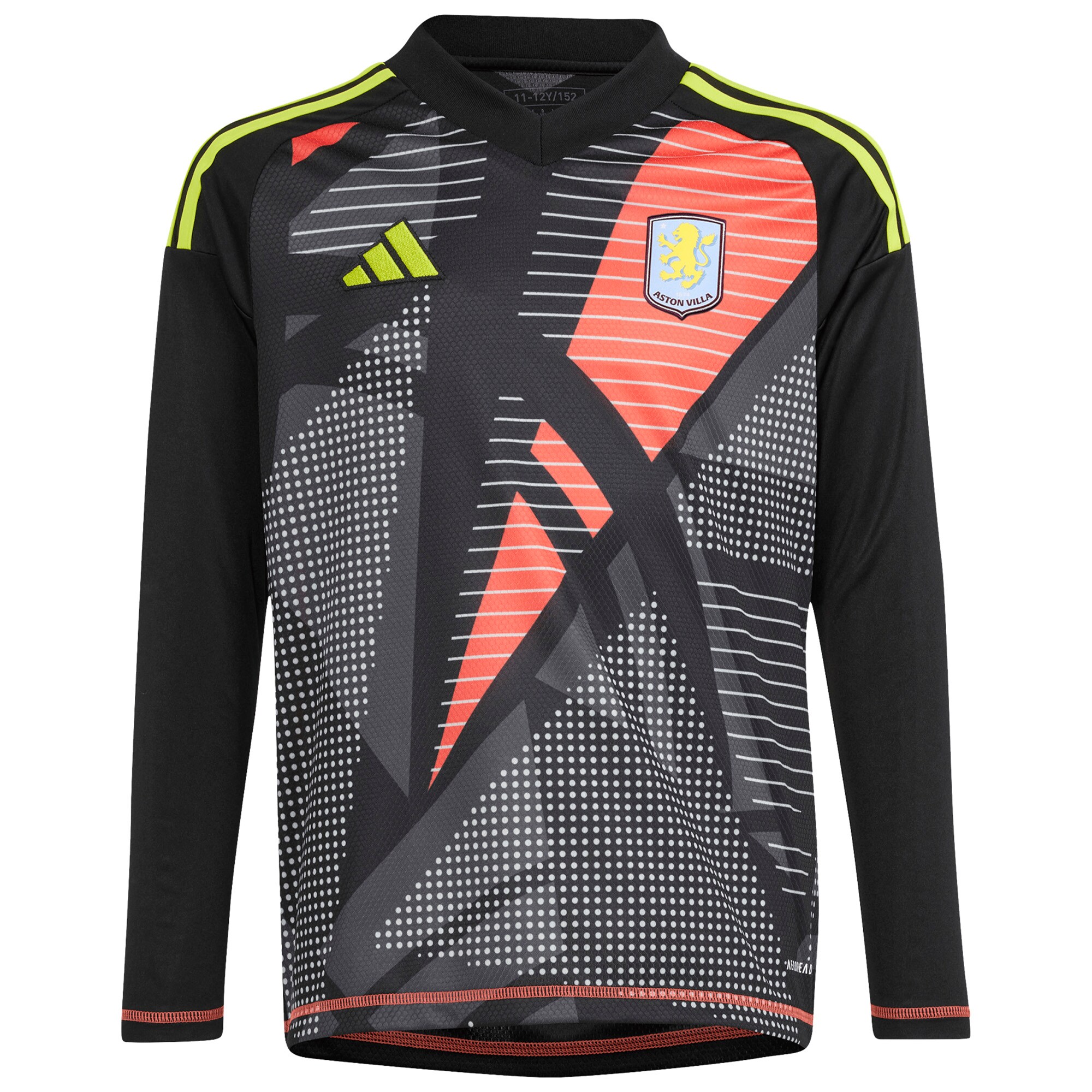 aston villa wsl adidas goalkeeper shirt 2024-25 – long sleeve – kids with talbert 26 printing Collection | Aston Villa Football Kits and Shirts