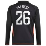 aston villa wsl adidas goalkeeper shirt 2024-25 – long sleeve – kids with talbert 26 printing Collection | Aston Villa Football Kits and Shirts