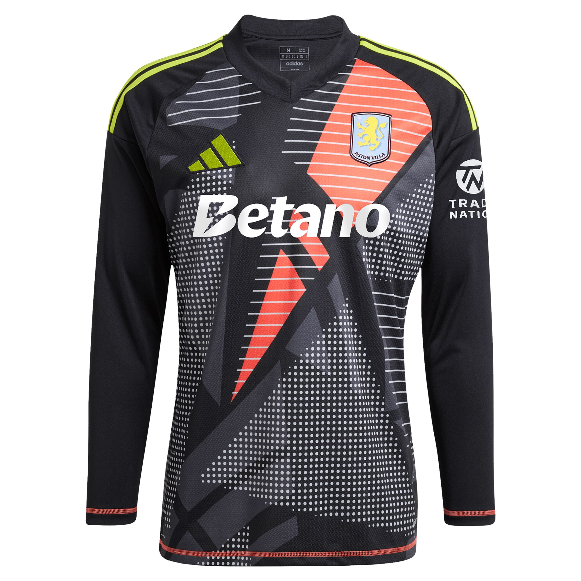 aston villa wsl adidas goalkeeper shirt 2024-25 – long sleeve with d8217angelo 1 printing Collection | Aston Villa Football Kits and Shirts