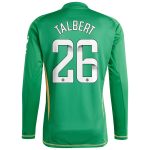 aston villa wsl adidas goalkeeper shirt 2024-25 – long sleeve with talbert 26 printing 202849399 Collection | Aston Villa Football Kits and Shirts