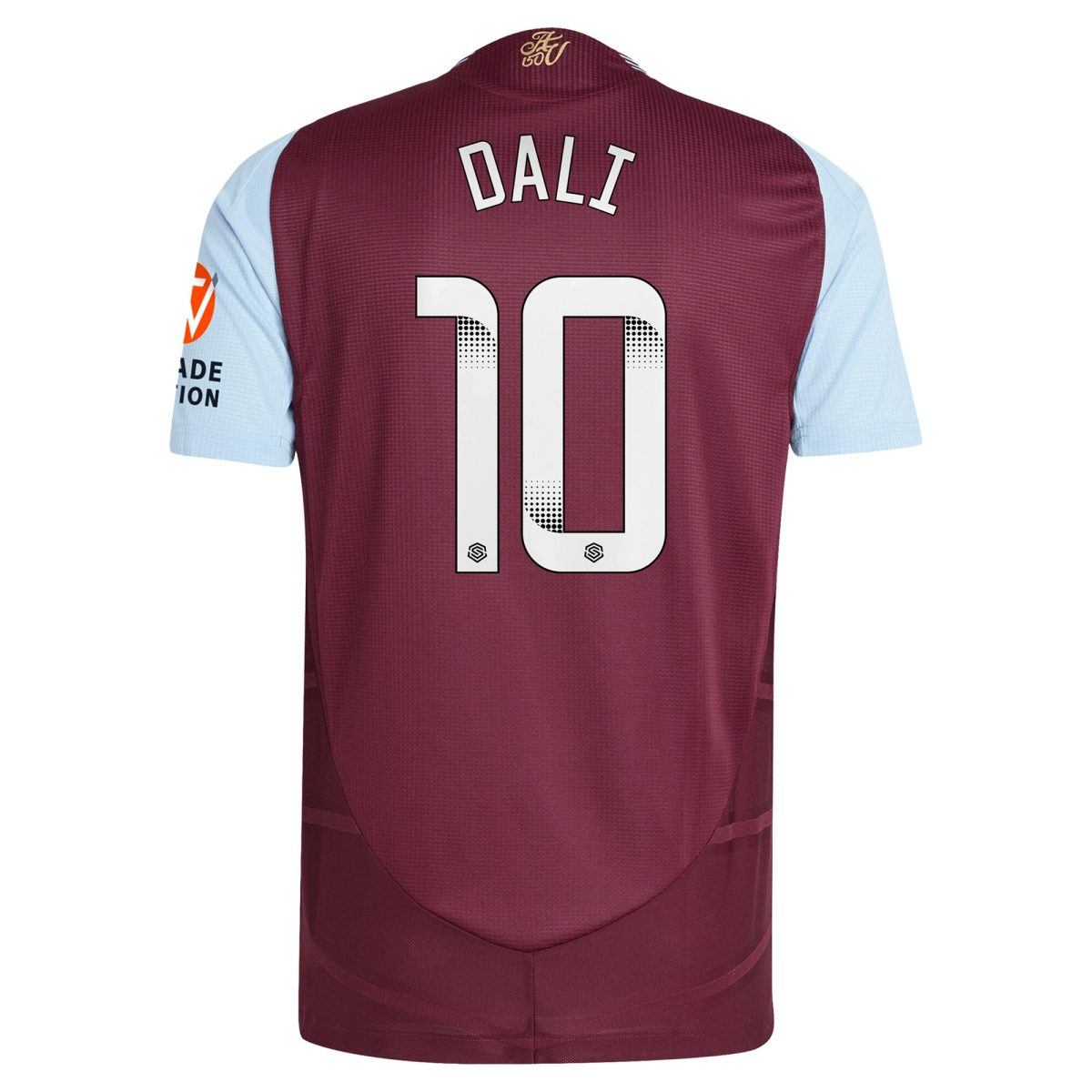 aston villa wsl adidas home authentic shirt 2024-25 with dali 10 printing Collection | Aston Villa Football Kits and Shirts