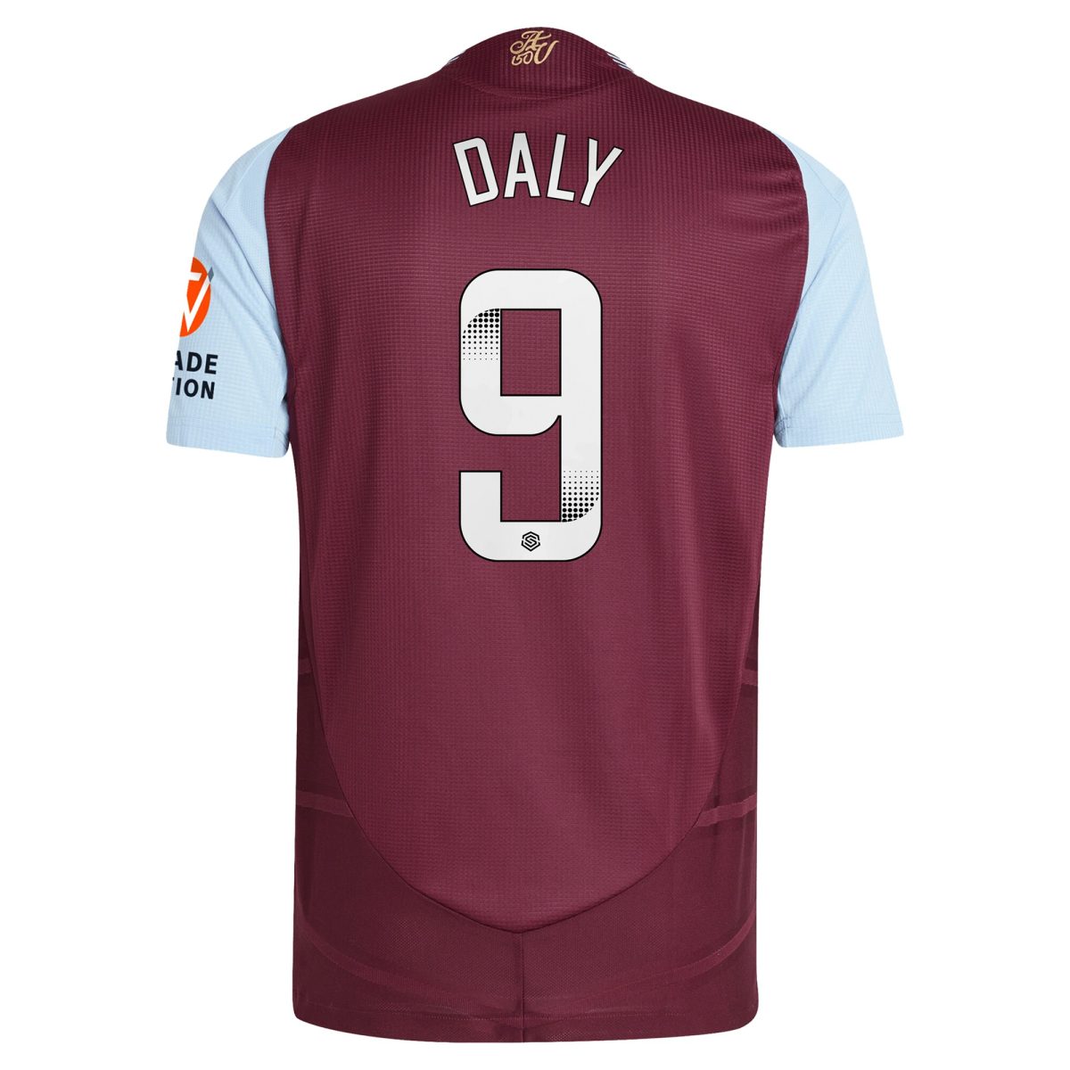 aston villa wsl adidas home authentic shirt 2024-25 with daly 9 printing Collection | Aston Villa Football Kits and Shirts