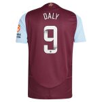aston villa wsl adidas home authentic shirt 2024-25 with daly 9 printing Collection | Aston Villa Football Kits and Shirts