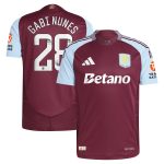 aston villa wsl adidas home authentic shirt 2024-25 with gabi nunes 28 printing Collection | Aston Villa Football Kits and Shirts