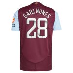 aston villa wsl adidas home authentic shirt 2024-25 with gabi nunes 28 printing Collection | Aston Villa Football Kits and Shirts