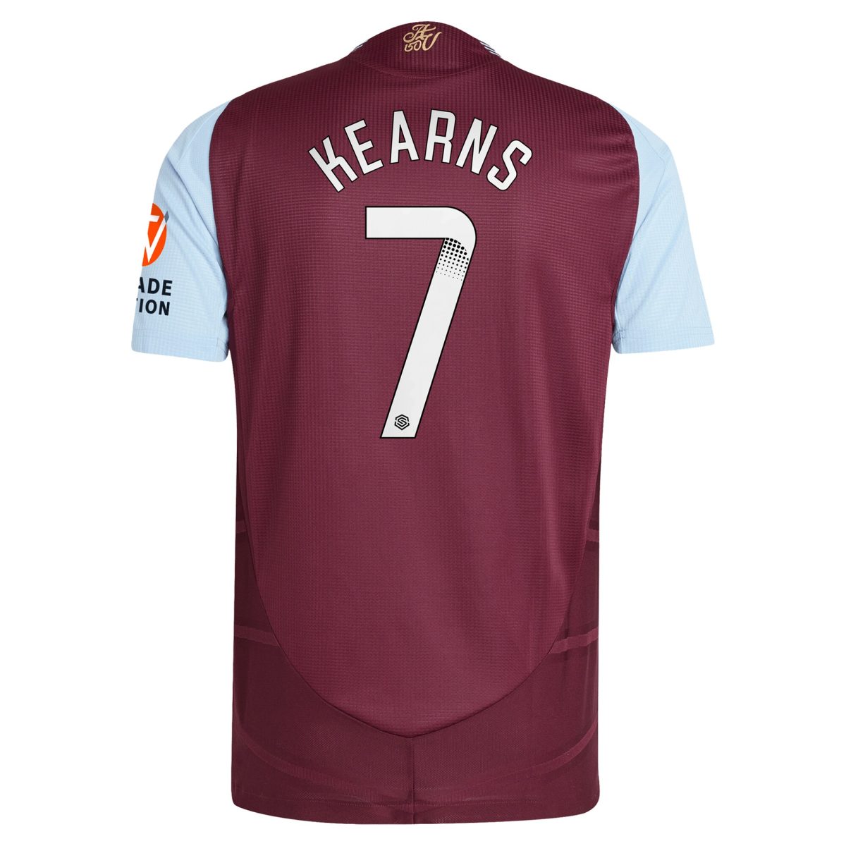 aston villa wsl adidas home authentic shirt 2024-25 with kearns 7 printing Collection | Aston Villa Football Kits and Shirts