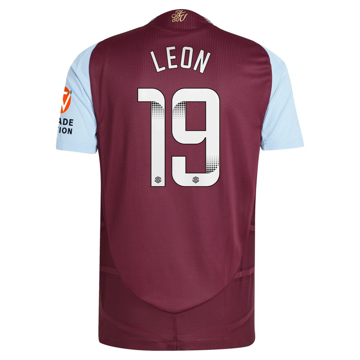 aston villa wsl adidas home authentic shirt 2024-25 with leon 19 printing Collection | Aston Villa Football Kits and Shirts