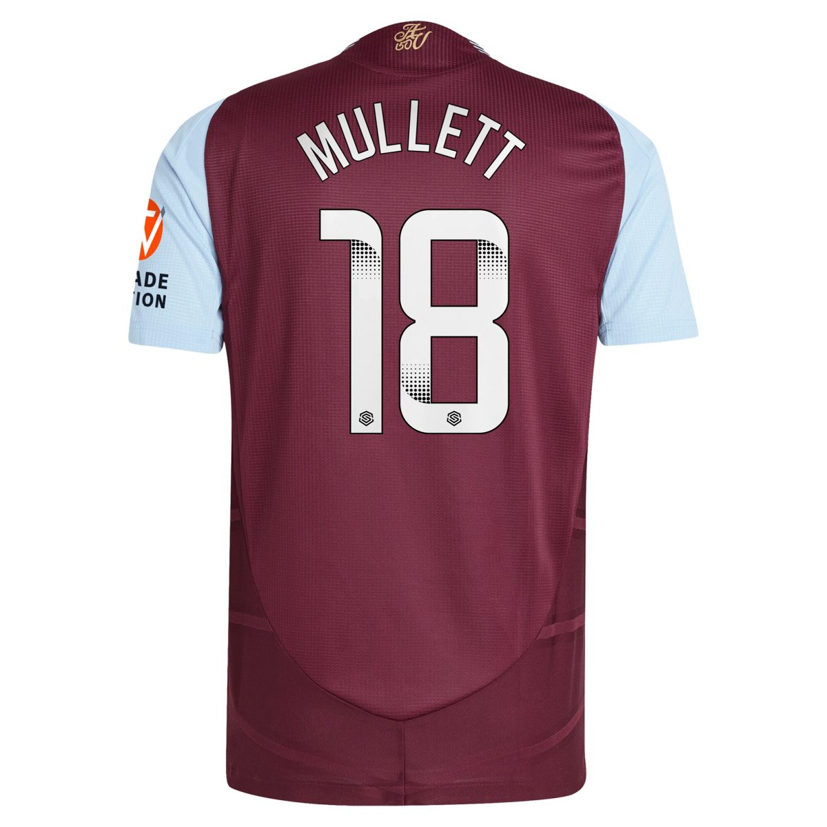 aston villa wsl adidas home authentic shirt 2024-25 with mullett 18 printing Collection | Aston Villa Football Kits and Shirts