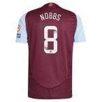 aston villa wsl adidas home authentic shirt 2024-25 with nobbs 8 printing Collection | Aston Villa Football Kits and Shirts