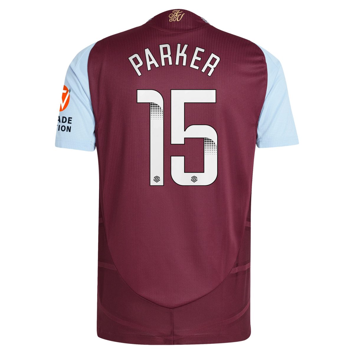 aston villa wsl adidas home authentic shirt 2024-25 with parker 15 printing Collection | Aston Villa Football Kits and Shirts