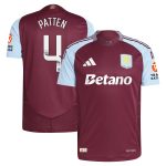 aston villa wsl adidas home authentic shirt 2024-25 with patten 4 printing Collection | Aston Villa Football Kits and Shirts