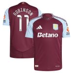 aston villa wsl adidas home authentic shirt 2024-25 with robinson 11 printing Collection | Aston Villa Football Kits and Shirts