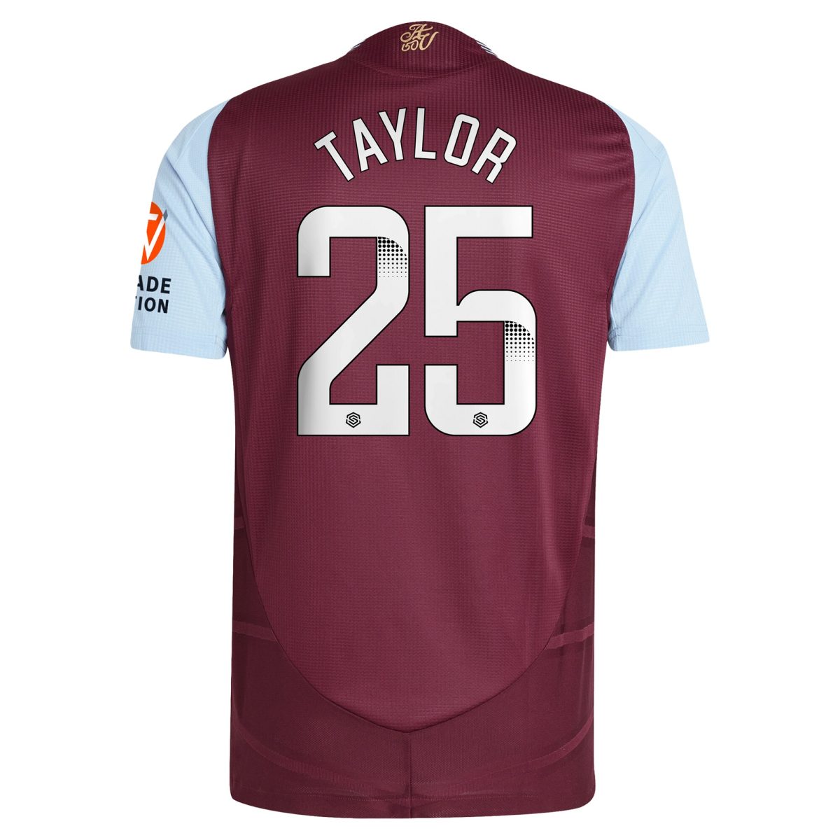 aston villa wsl adidas home authentic shirt 2024-25 with taylor 25 printing Collection | Aston Villa Football Kits and Shirts