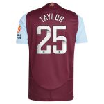 aston villa wsl adidas home authentic shirt 2024-25 with taylor 25 printing Collection | Aston Villa Football Kits and Shirts