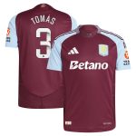 aston villa wsl adidas home authentic shirt 2024-25 with tomás 3 printing Collection | Aston Villa Football Kits and Shirts