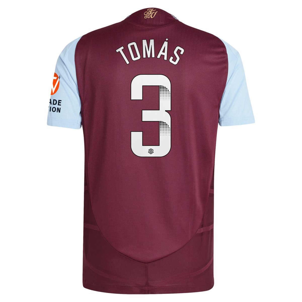 aston villa wsl adidas home authentic shirt 2024-25 with tomás 3 printing Collection | Aston Villa Football Kits and Shirts