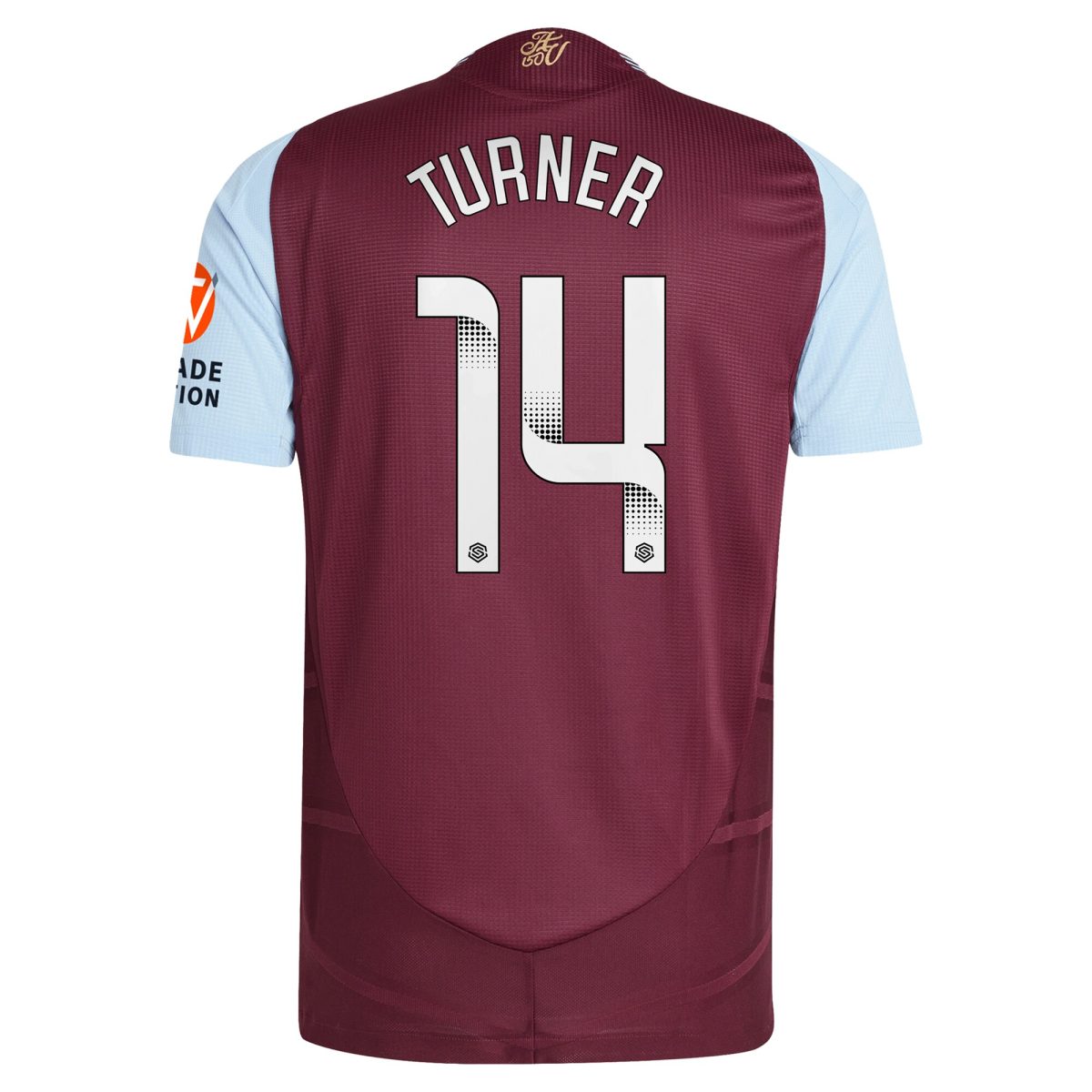 aston villa wsl adidas home authentic shirt 2024-25 with turner 14 printing Collection | Aston Villa Football Kits and Shirts