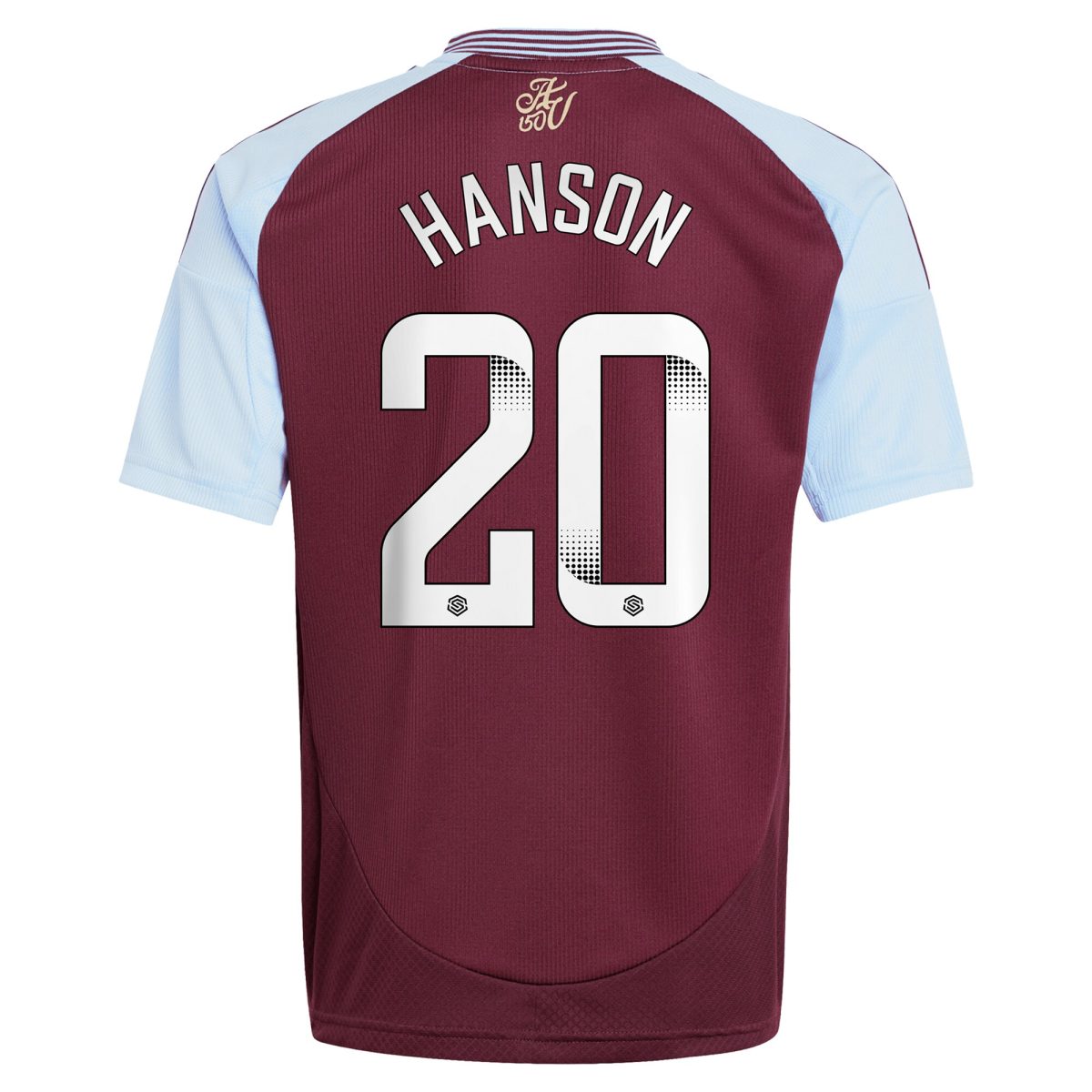 aston villa wsl adidas home shirt 2024-25 – kids with hanson 20 printing Collection | Aston Villa Football Kits and Shirts