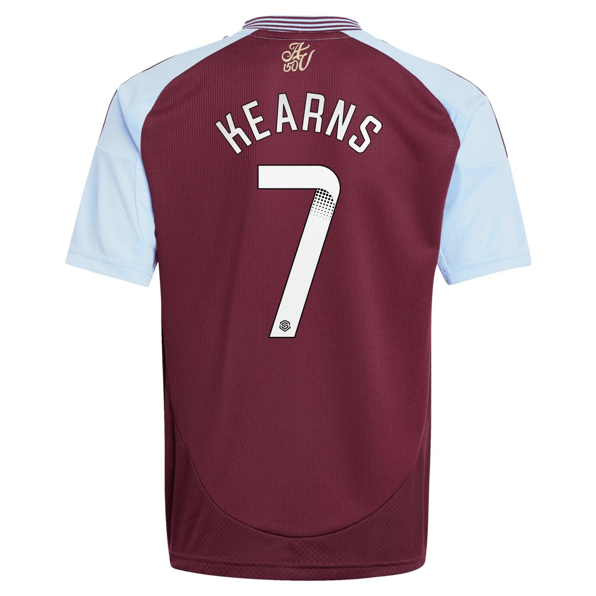 aston villa wsl adidas home shirt 2024-25 – kids with kearns 7 printing Collection | Aston Villa Football Kits and Shirts