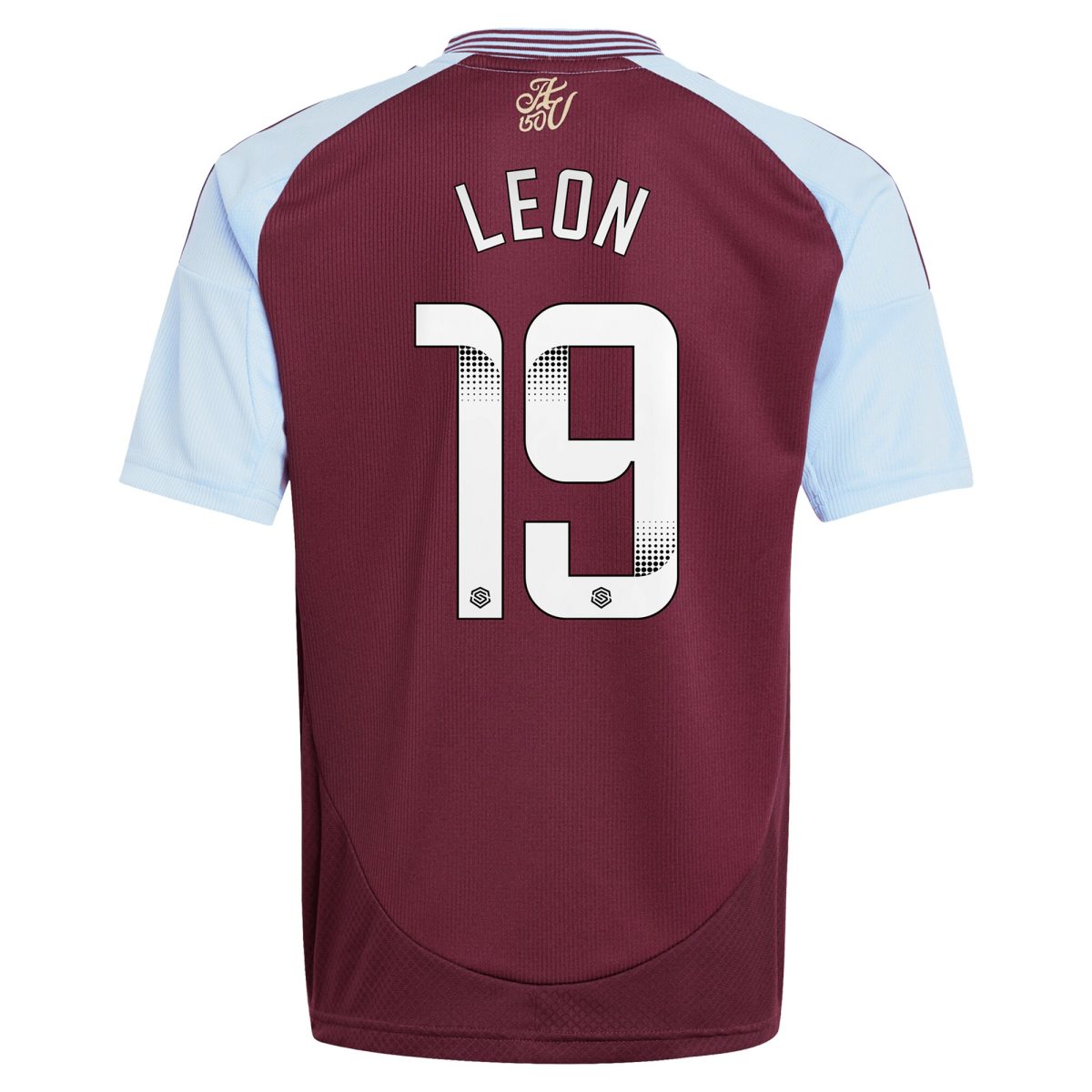aston villa wsl adidas home shirt 2024-25 – kids with leon 19 printing Collection | Aston Villa Football Kits and Shirts