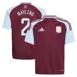 aston villa wsl adidas home shirt 2024-25 – kids with mayling 2 printing Collection | Aston Villa Football Kits and Shirts