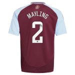 aston villa wsl adidas home shirt 2024-25 – kids with mayling 2 printing Collection | Aston Villa Football Kits and Shirts