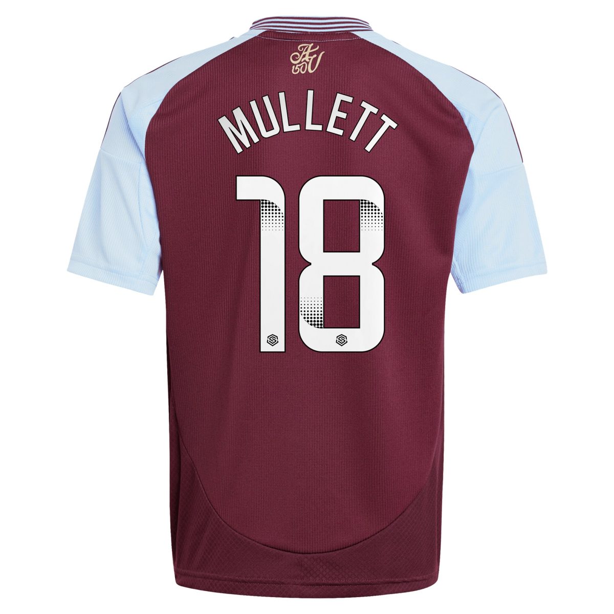 aston villa wsl adidas home shirt 2024-25 – kids with mullett 18 printing Collection | Aston Villa Football Kits and Shirts