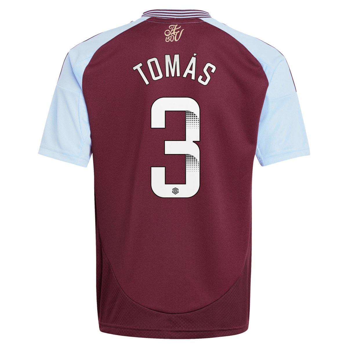 aston villa wsl adidas home shirt 2024-25 – kids with tomás 3 printing Collection | Aston Villa Football Kits and Shirts